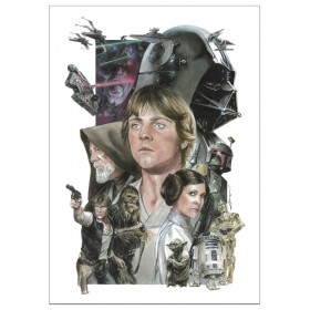 Star Wars IV, V y VI - Original Trilogy Print