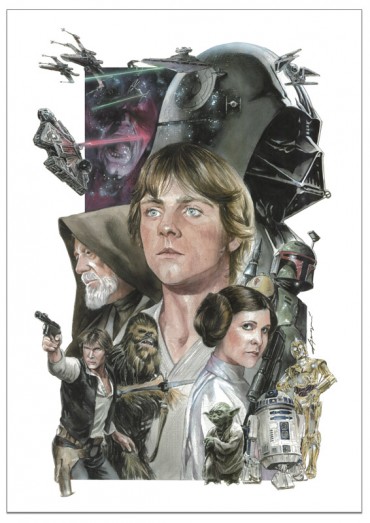Star Wars IV, V y VI - Original Trilogy Print